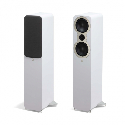 Q Acoustics 3050c gulvhøyttaler, matt hvit