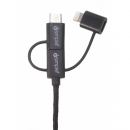 iSimple 3in1 USB-lading - USB C/ Micro / Lightning i gruppen Billyd / Smartphone til bilen  / Tilbehør til mobilen hos BRL Electronics (403IS9406)