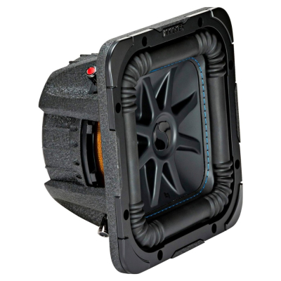 Kicker Solo-Baric L7S84, firkantet 8-tommers basselement, 2x4 ohm