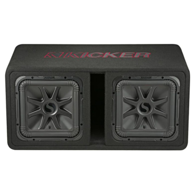 Kicker Solo-Baric DL7R122, 2 x 12 tommer basskasse, 2 ohm