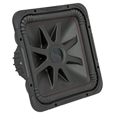 Kicker Solo-Baric L7R154, firkantet 15-tommers basselement, 2x4 ohm