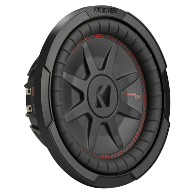 Kicker CompRT CWRT104, 10-tommer basselement, 2 x 4 ohm