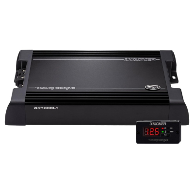 Kicker Warhorse WXA1000.4, kraftig 4-kanals forsterker