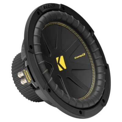 Kicker CompC CWCD104, 10-tommers basselement, 2x4 ohm