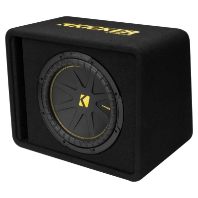 Kicker CompC VCWC122, bassrefleks-subwooferkasse 1x12 tommer, 2 ohm