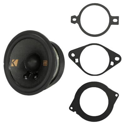 Kicker KSC2704C, 2,75-tommers mellomtonehøyttaler, stk.