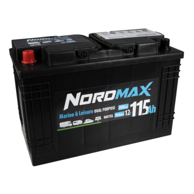 Nordmax NM115L 12V forbruksbatteri, 115 Ah