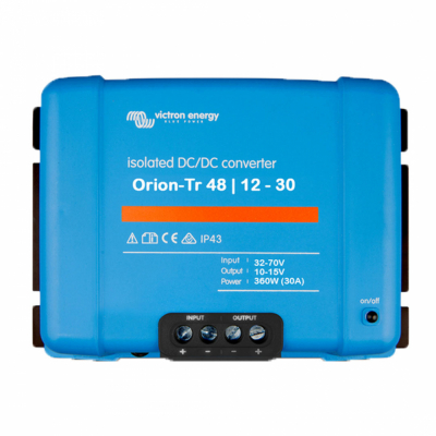 Victron Orion-Tr DC-DC-omformer, 48V inn 12V ut, isolert 30A