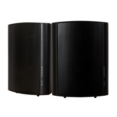 DLS MB6i 2-veis utendørshøyttaler, svart