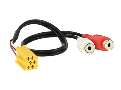 AUX-adapter Alfa 159/Fiat Grande Punto, 6-pins Mini-ISO