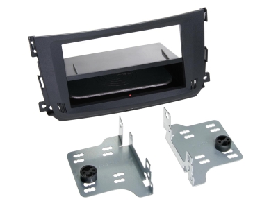 1-DIN fasadeplate Smart ForTwo, svart