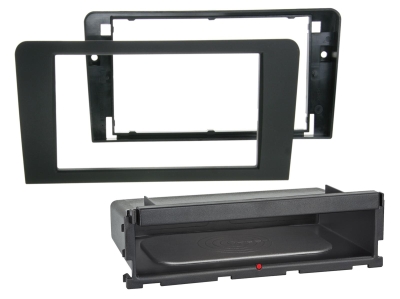 Facia-plate 2-DIN Audi A3 2003-2013, gummioverflate