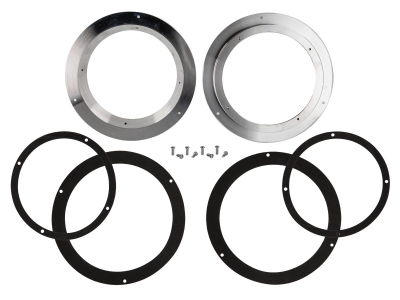 Høyttaleradapter Ø200mm til Ø165mm, aluminium