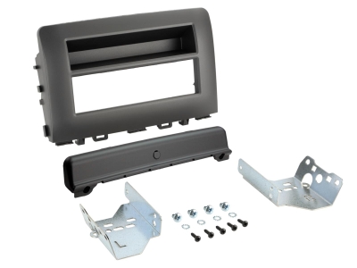Monteringsramme 1-DIN med oppbevaringsrom, Kia Rio 02/2017-2022