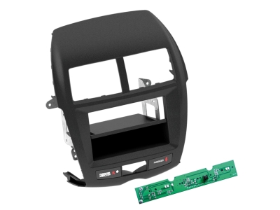Monteringsramme 2-DIN med oppbevaringsrom, Mitsubishi ASX 09/2010-09/2014