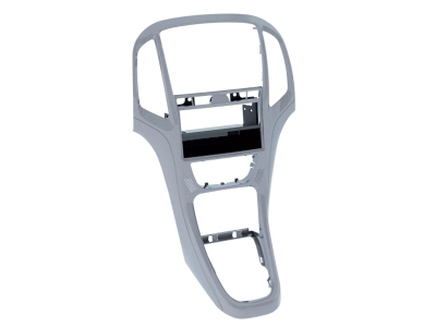 Monteringsramme 2-DIN Opel Astra J, platinsølv