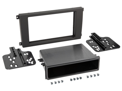 Monteringsramme 2-DIN med oppbevaringsrom Porsche Cayenne 2002-2010