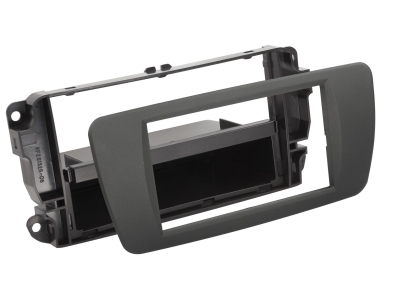 Monteringsramme 2-DIN med oppbevaringsrom Seat Ibiza, tuam grå