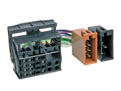 Radioadapter Audi/Seat/Skoda/VW ISO>40Pin Quadlock