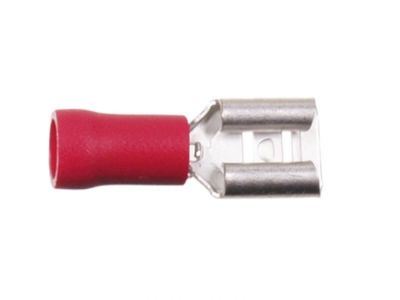 Flatstift 6,3mm² Röd 