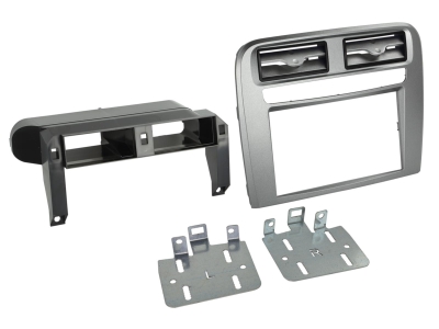 Monteringsramme 2-DIN Fiat Grande Punto, antrasitt