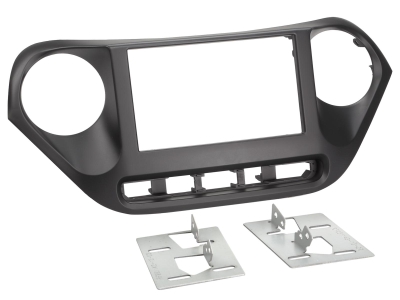 Monteringsramme 2-DIN Hyundai i10, svart