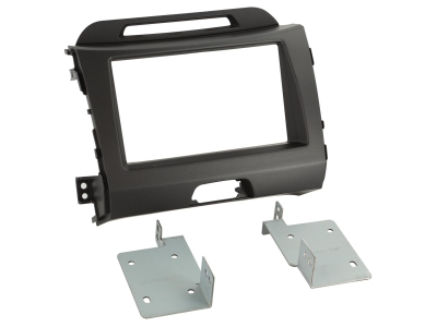 Monteringsramme 2-DIN Kia Sportage, mørkegrå