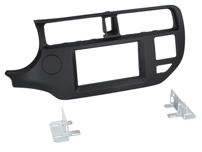 Monteringsramme 2-DIN KIA RIO svart