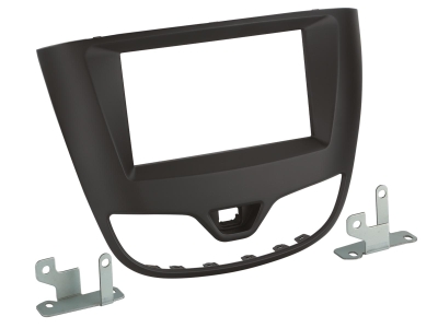 Monteringsramme 2-DIN Opel Karl 2017-2019, svart