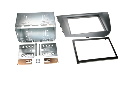 Monteringsramme 2-DIN Seat Leon 2005, antrasitt