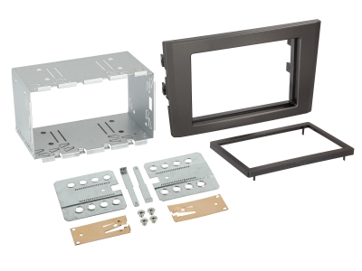 Monteringsramme 2-DIN Volvo XC90, svart