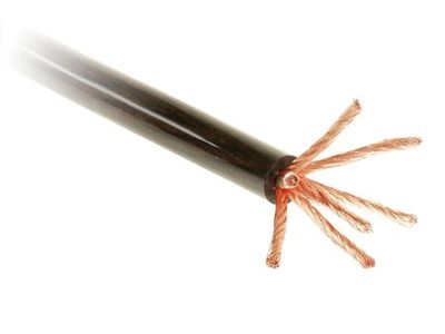 20mm² (4AWG) Strömkabel Svart - ACV