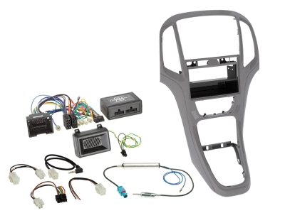 2-DIN Kit med oppbevaringsrom Opel Astra J 2009-2018