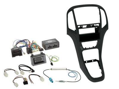 1/2-DIN Installasjonssett med oppbevaringsrom Opel Astra J