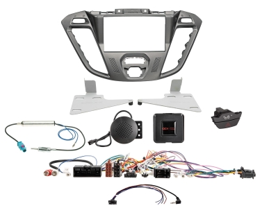 2-DIN Kit Ford Custom 2012-2016, phoenix sølv