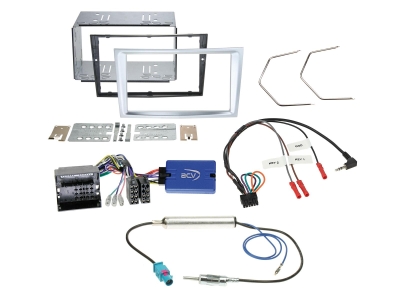 ACV Installasjonssett 2-DIN Opel matt krom