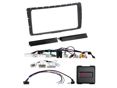 2-DIN Installasjonssett Toyota Hilux 2011-2016 Rattkontroll/USB