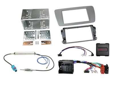 ACV Installationssett 2-DIN Seat Ibiza dublin grå