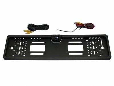 Reg skilt holder med ryggekamera og LED