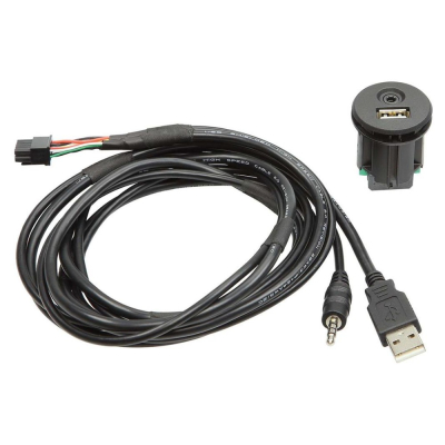 Connects2 AUX- og USB-uttak