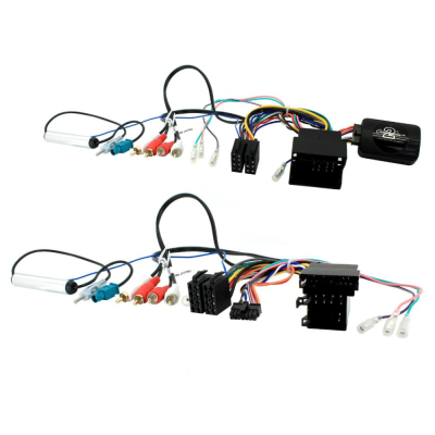 Rattstyringskabler Audi inkl. antenneadapter (Original Single-DIN & Double-DIN)