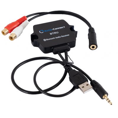 Auto-Connect BTRU, AUX- til Bluetooth-adapter (strøm via USB)