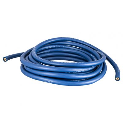 Auto-Connect 6 meter strømkabel 100% kobber 35mm², blå