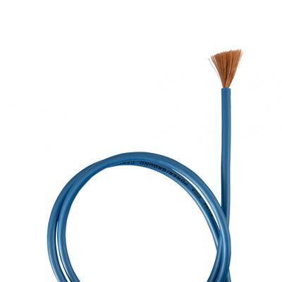 Auto-Connect 6 meter strømkabel CCA 10mm², blå