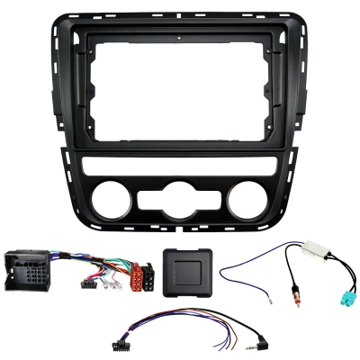 Auto-Connect monteringssett for 9-tommers bilstereo, Volkswagen Passat B7 2011-2015, automatisk AC