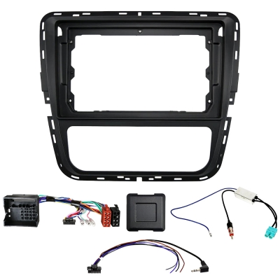 Auto-Connect monteringssett for 9-tommers bilstereo, Volkswagen Passat B7 2011-2015, manuell AC