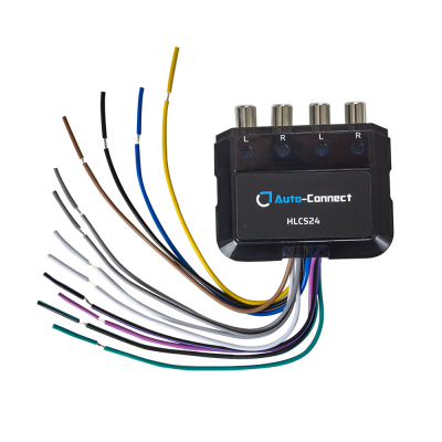 Auto-Connect HLCS24 4-kanals høy/lavnivå-omformer