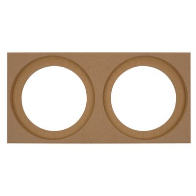 MDF-monteringplate, 2x8 tommer