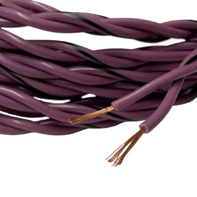 Auto-Connect tvinnet høyttalerkabel 2x1.0mm² lilla, løpemeter