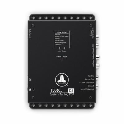 JL Audio TwK-D8, 8-kanals DSP (digital inngang)
